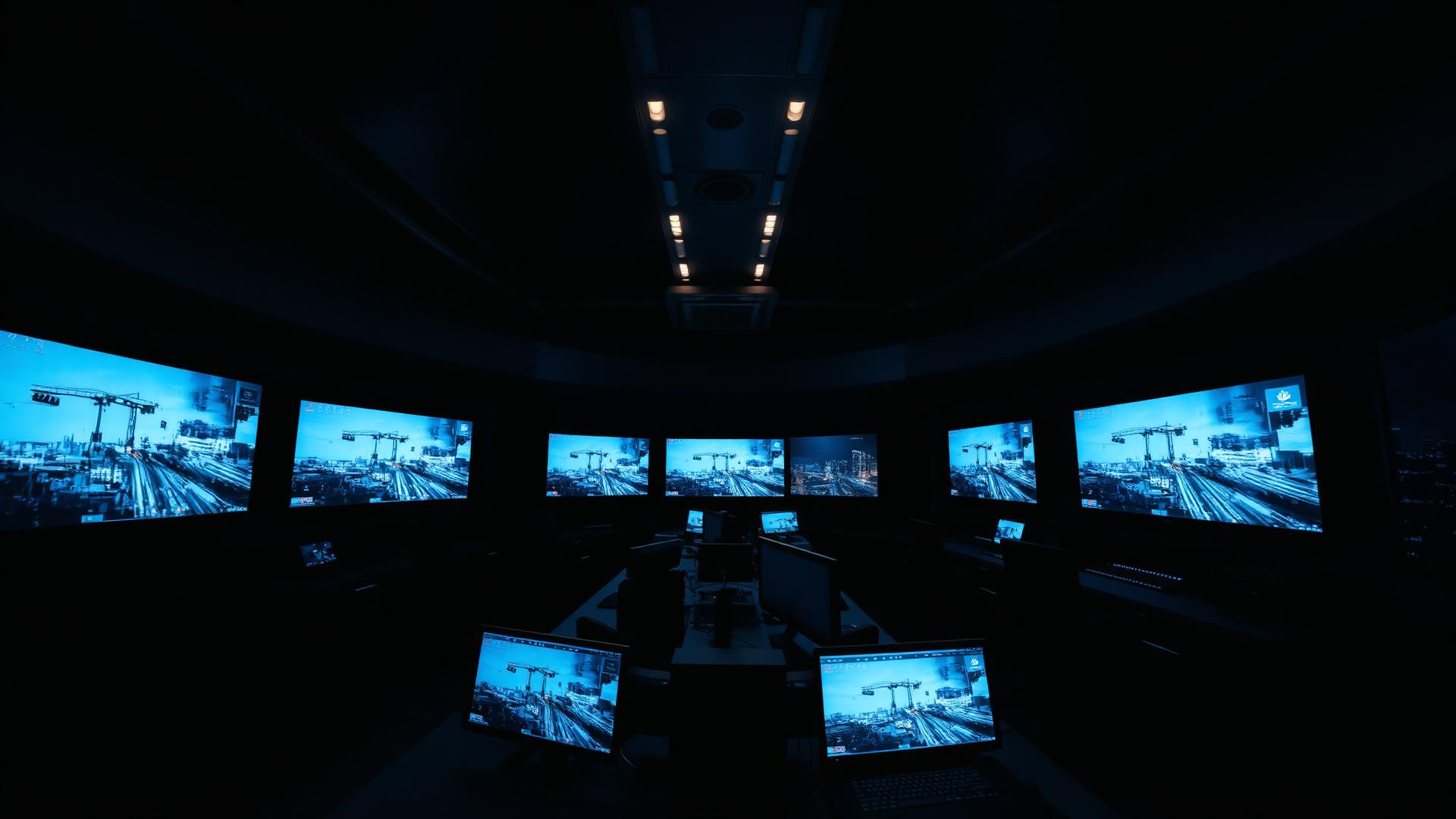 Central de monitoramento de segurança eletrônica